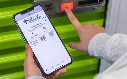 The Nokē Smart Entry electronic lock system  