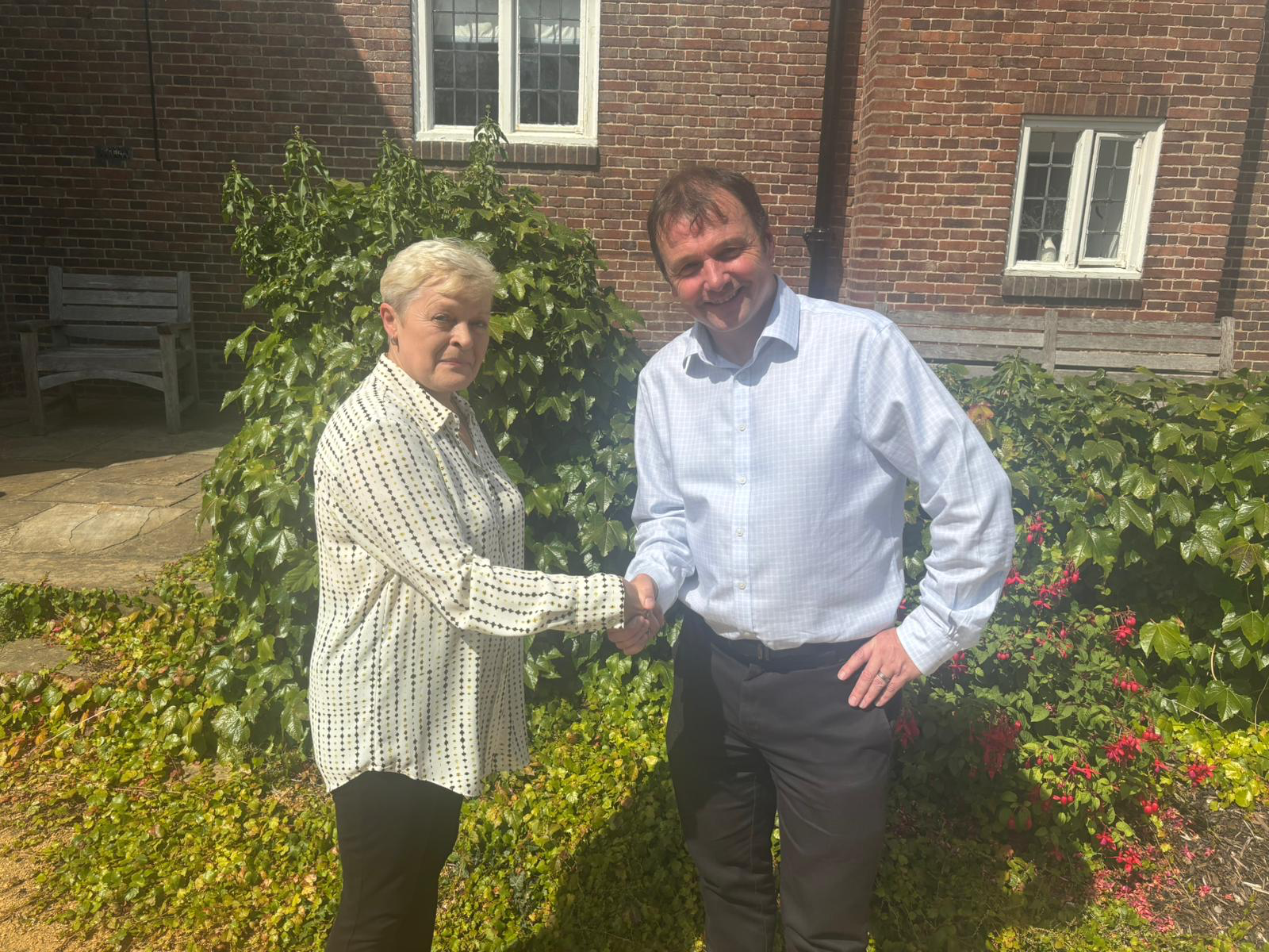 Sally Saunders and Jason Herbert of Doree Bonner International