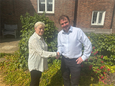 Sally Saunders and Jason Herbert of Doree Bonner International Sally Saunders and Jason Herbert of Doree Bonner International