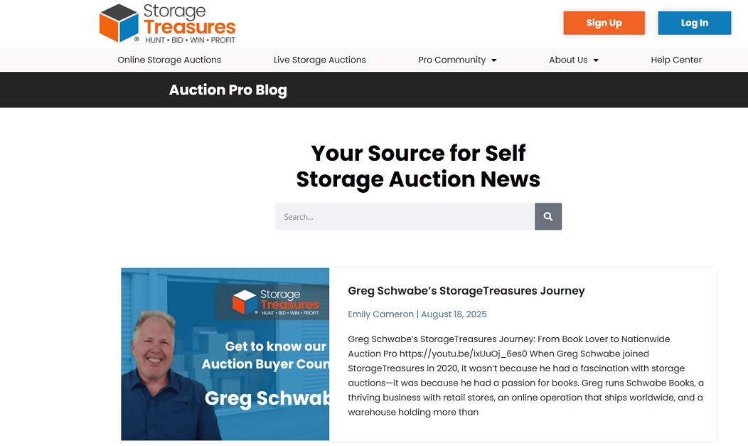 StorageTreasures.com integrates with U-Haul LinkedIn