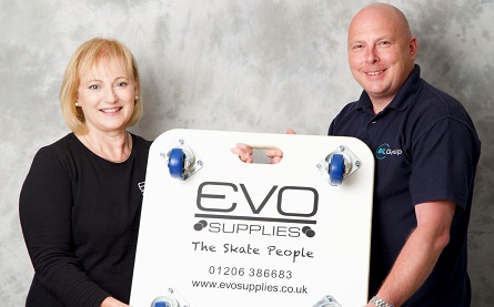 Juliet Dunn of EVO Supplies and Tim Murrow of BIL  