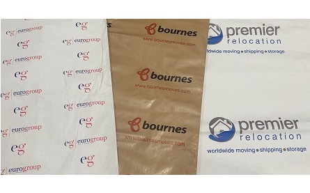 Branded paper blankets  
