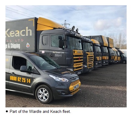 Part of the Wardle and Keach fleet  