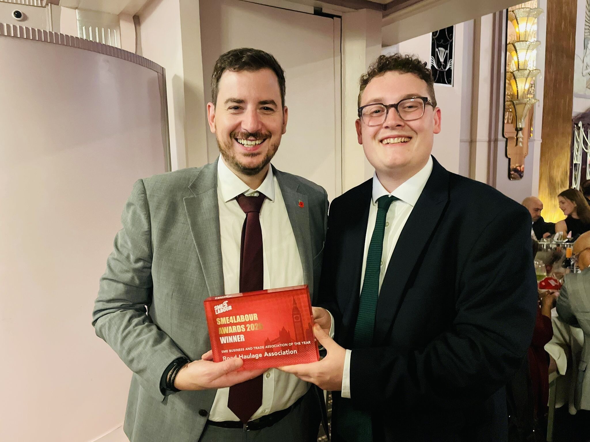 Mike Reader MP and Ferdy Willans