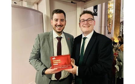 RHA wins SME Award - Mike Reader MP and Ferdy Willans