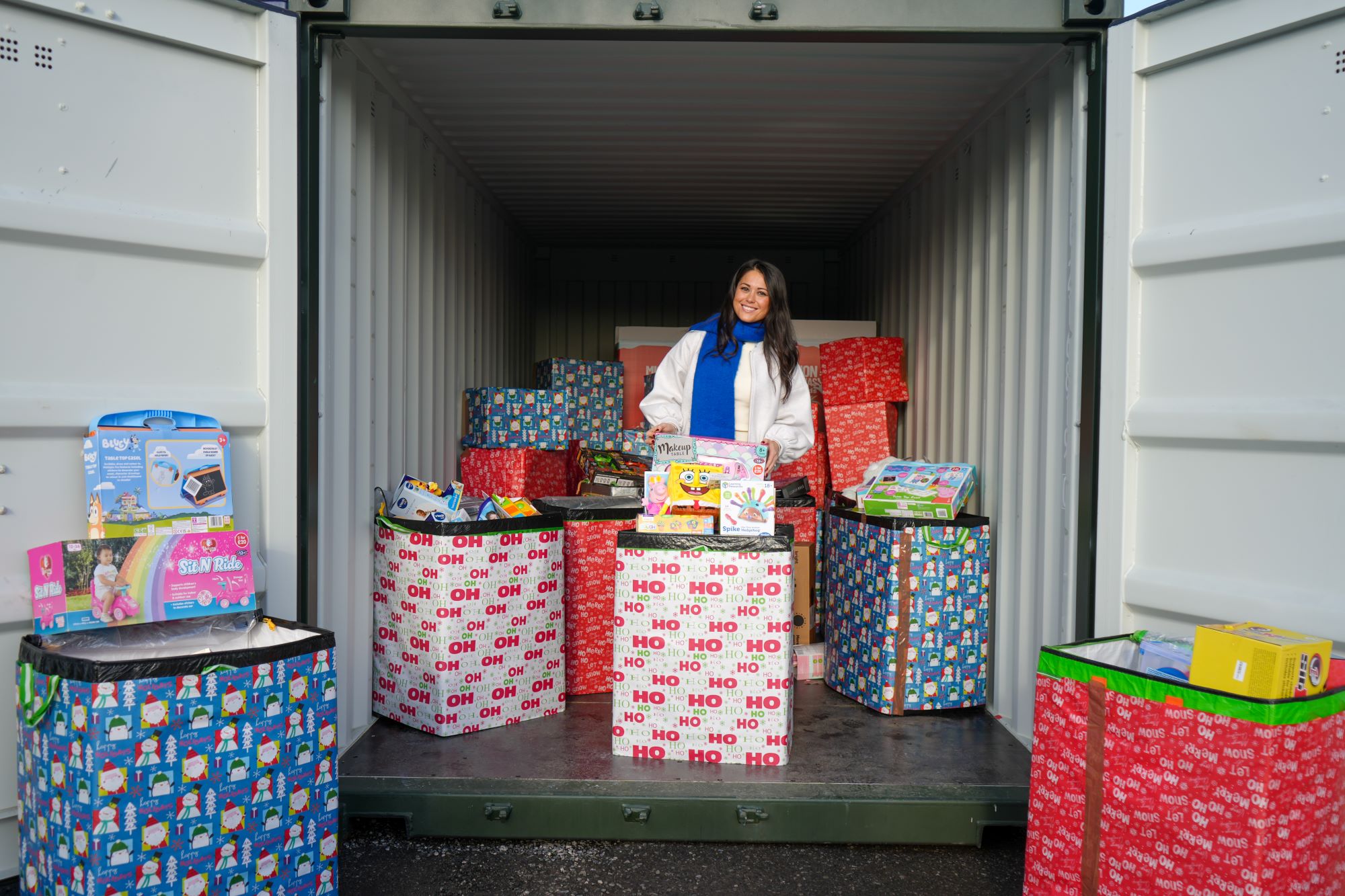 TV presenter and former Olympian, Sam Quek, unveiled the structure