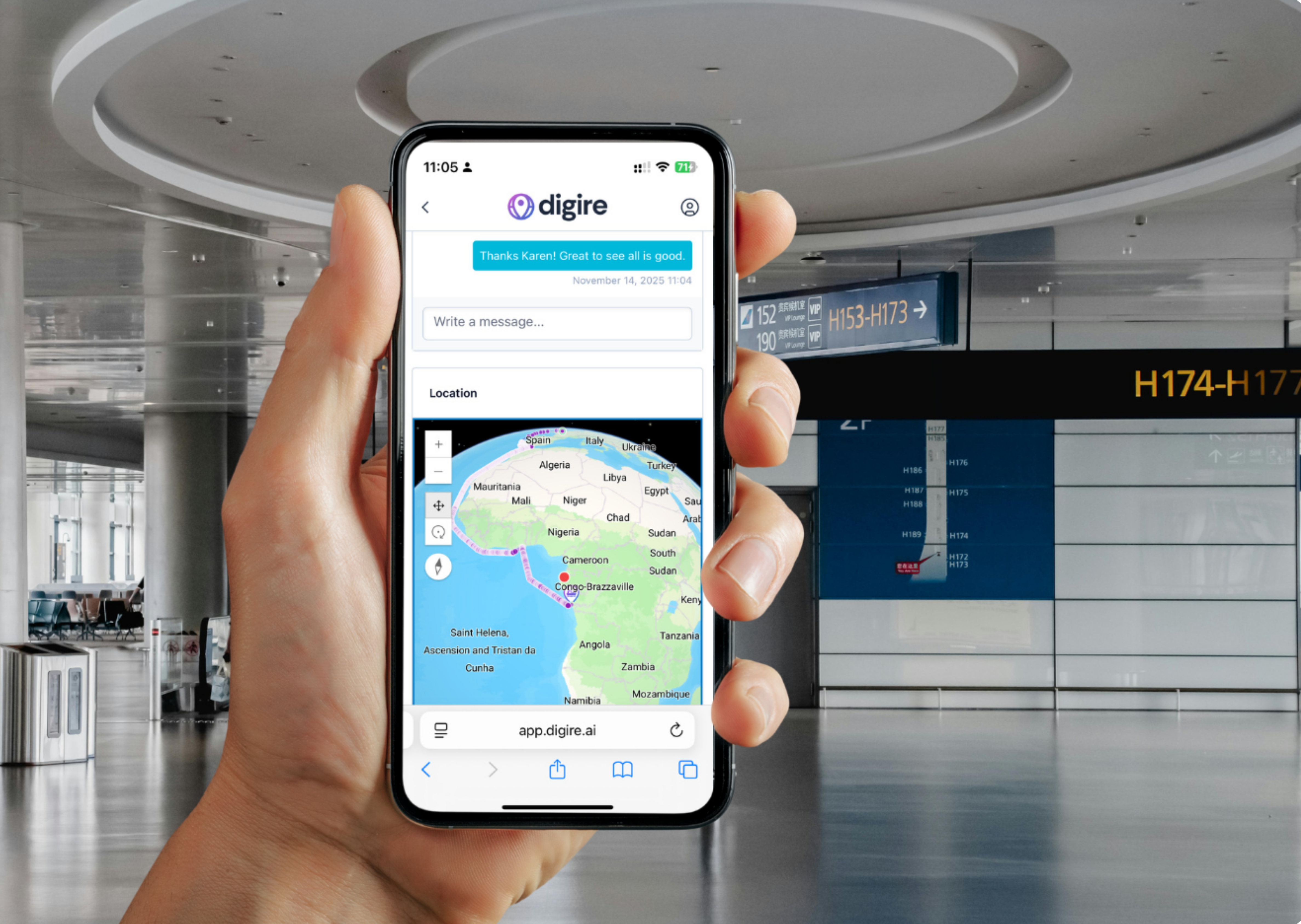 Digire tracking system