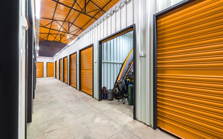 Abandoned self storage units are a problem