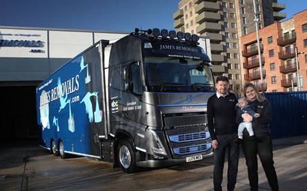 James Removals new Volvo FH 460 Globetrotter XL 