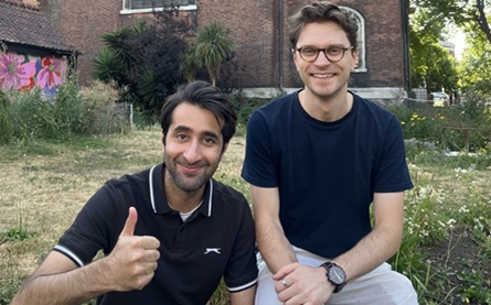 Jely.chat founders Saul Truman and Wojtek Woznicki 