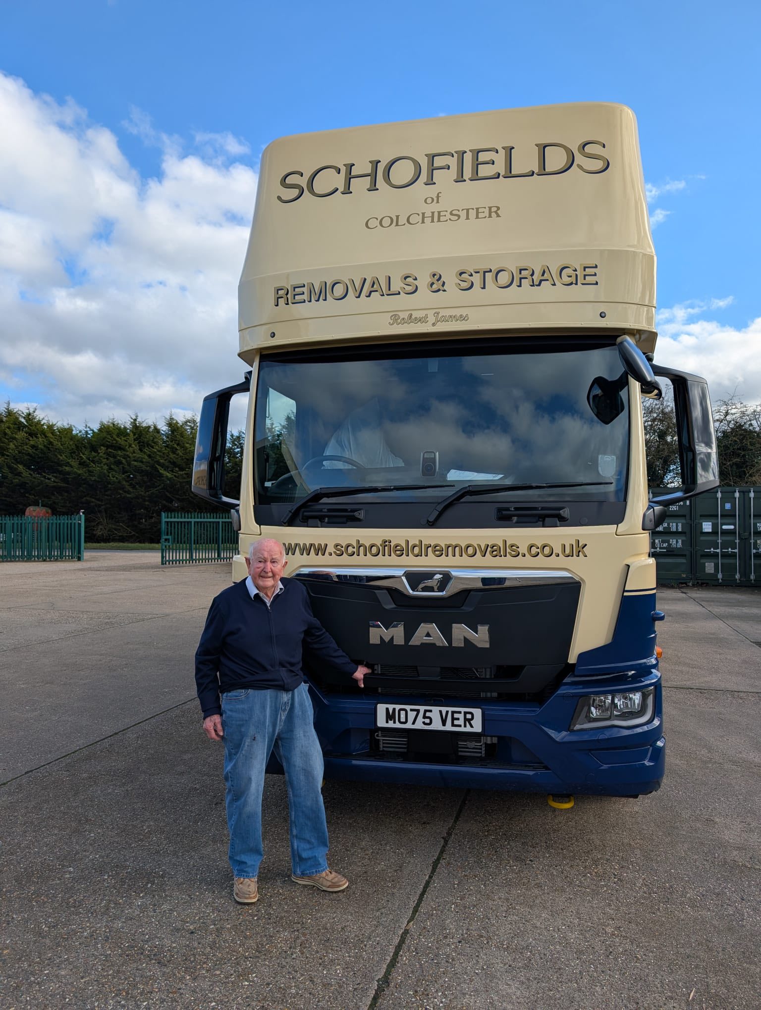 The new Schofield Removals truck