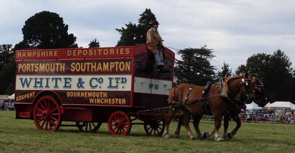 White & Co's horse-drawn Tunnel Van